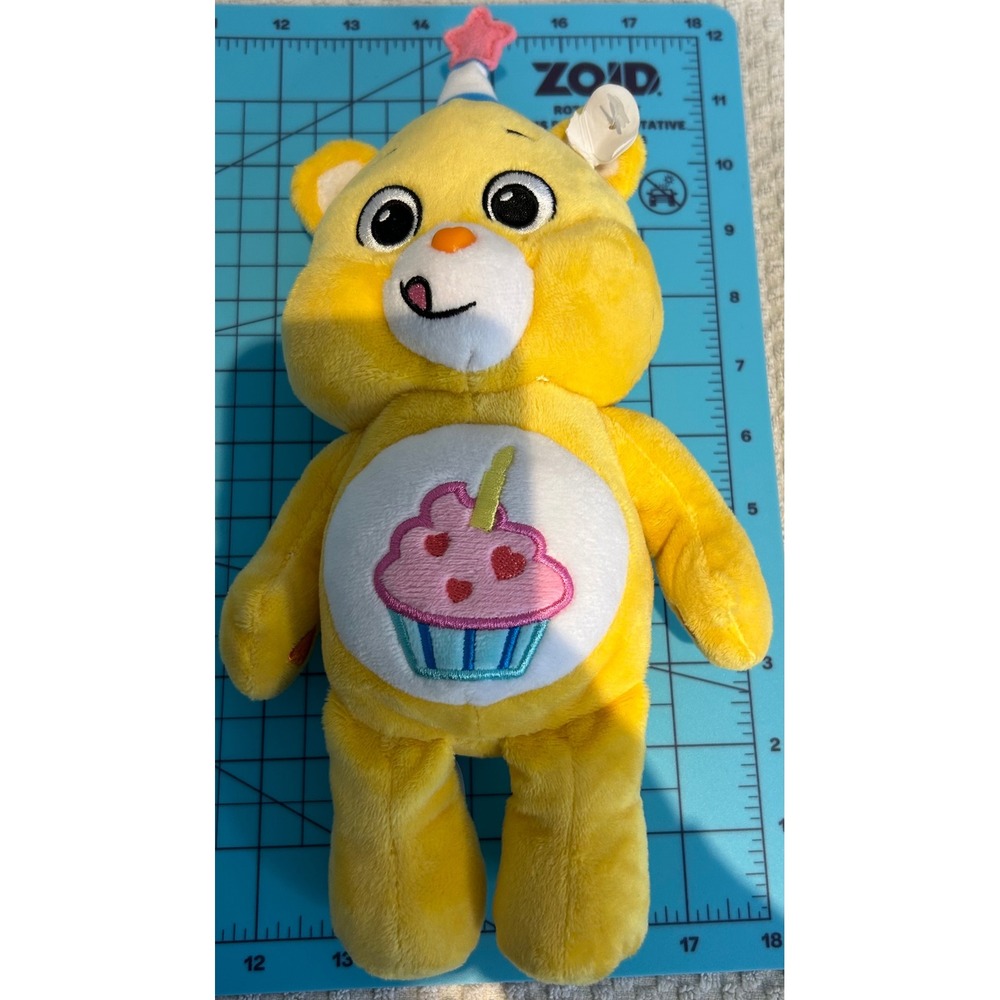 Care Bears Birthday Bear Yellow Plush 11 Inch Unlock the Magic Basic Fun 2021